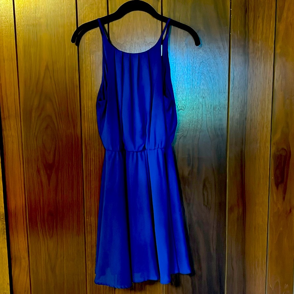 Cobalt sleeveless dress